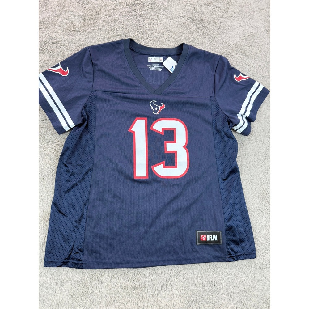 Houston Texans #13 Cooks NFL Team Apparel Women's Football Jersey‎ XL Sports